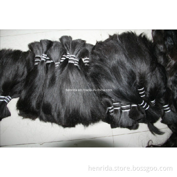 Raw Virgin Remy Human Hair Bulk/Natural Virgin Indian Remy Hair (HLD-59)